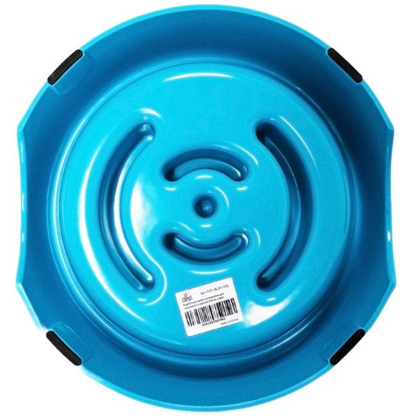 Миска SuperDesign меламиновая для медленного поедания 550 мл, синяя