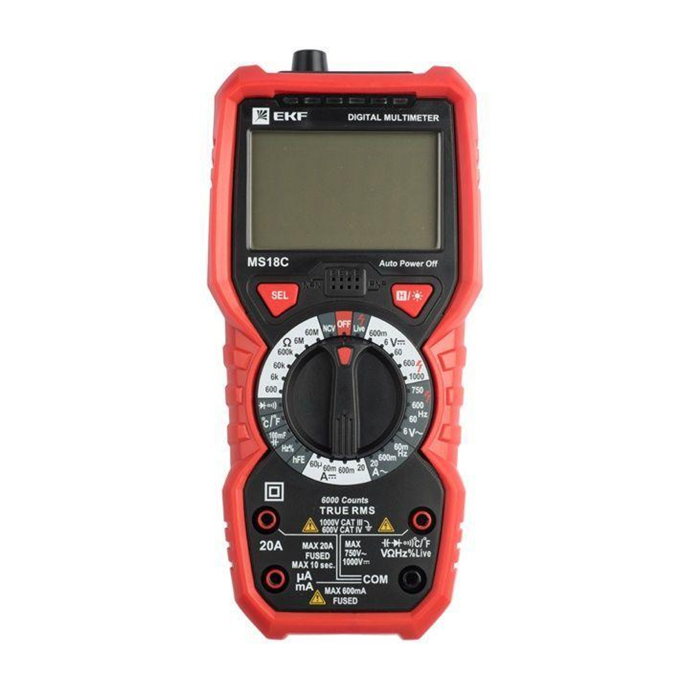 Мультиметр цифровой MS18C Expert EKF In-180701-pm18C