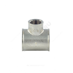 Тройник латунь никель переходной Ду 20х15х20 (3/4"х1/2"х3/4") ВР/ВР SantechSystems