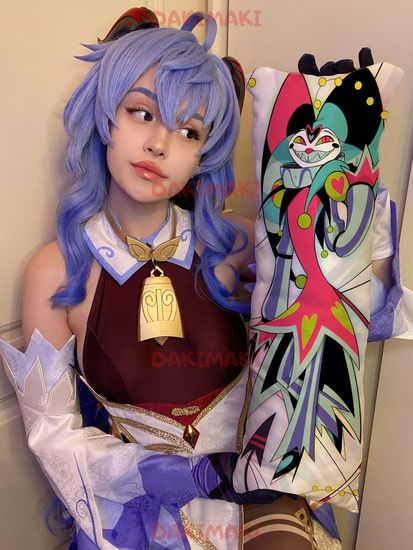 Мини дакимакура Асмодей и Физзаролли Адский босс арт. M1204, 60х20 см