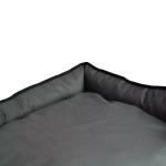 Лежак для средней собаки размер L антивандальный разборный серо-зеленый Lapalandia