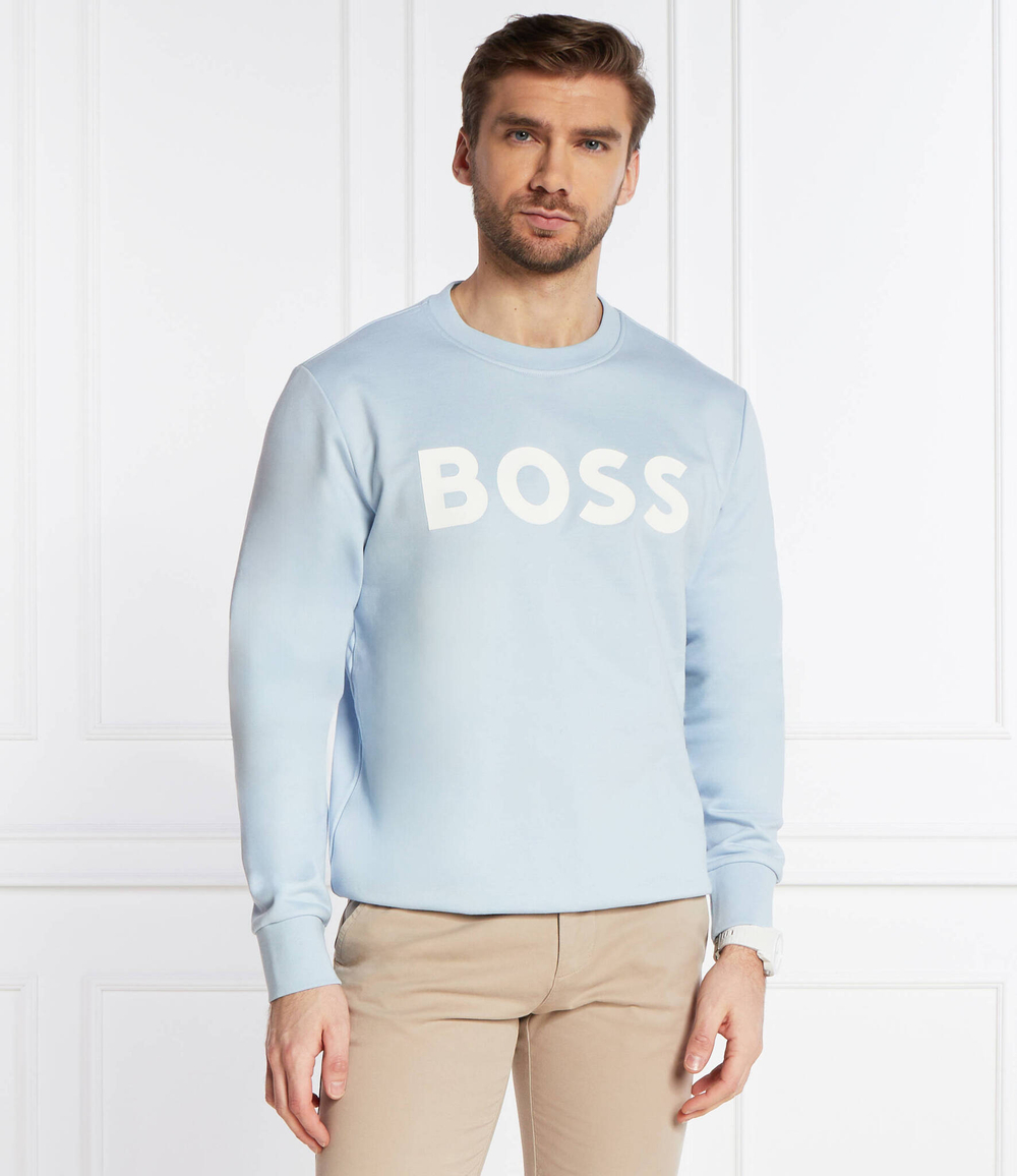 Худи Soleri 02 BOSS BLACK - голубой(50496642)