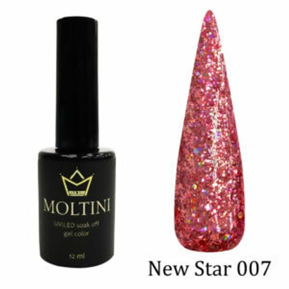 Гель-лак Moltini New Star 007, 12 ml