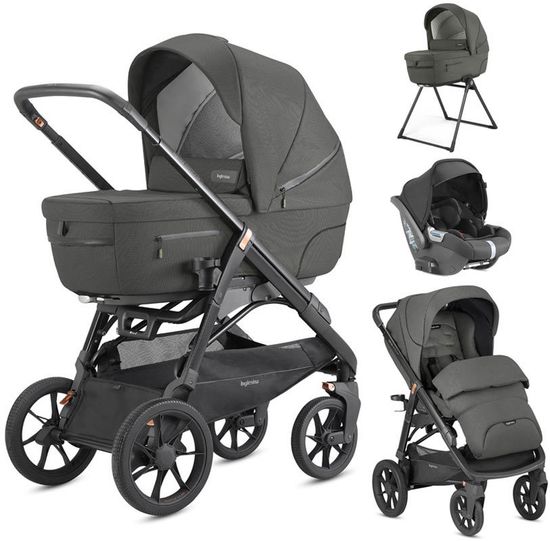 Коляска 4 в 1 Inglesina Aptica XT System Quattro Charcoal Grey