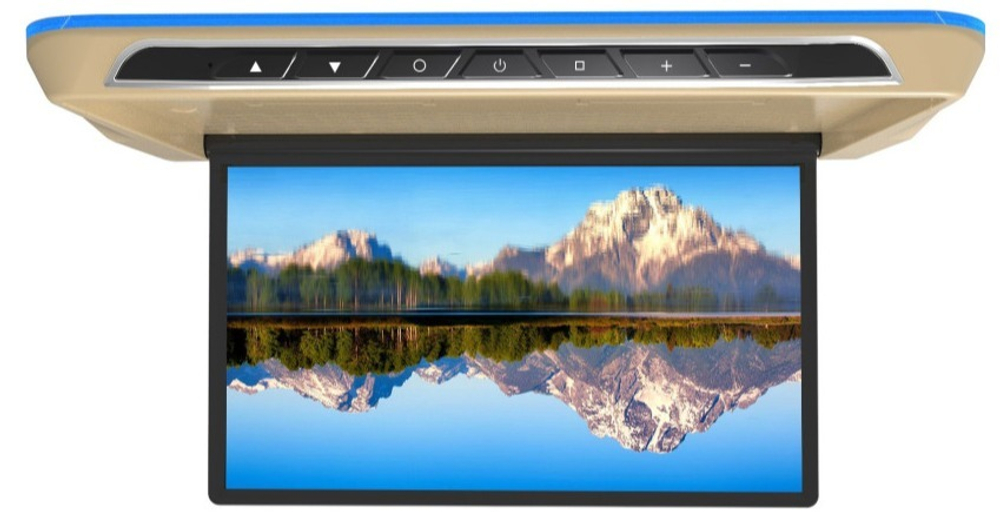 Монитор потолочный моторизированный - ERGO ER1760AT с экраном 17.3” (1920х1080 FullHD, Android, 3+32Gb) бежевый