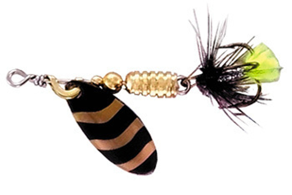 Блесна вертушка MINI-Fly Rayas 1 COBRE, 2 гр 45 мм