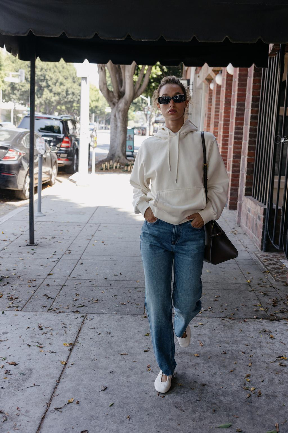 ZARA БАЗОВОЕ ХУДИ, ЭКРЮ