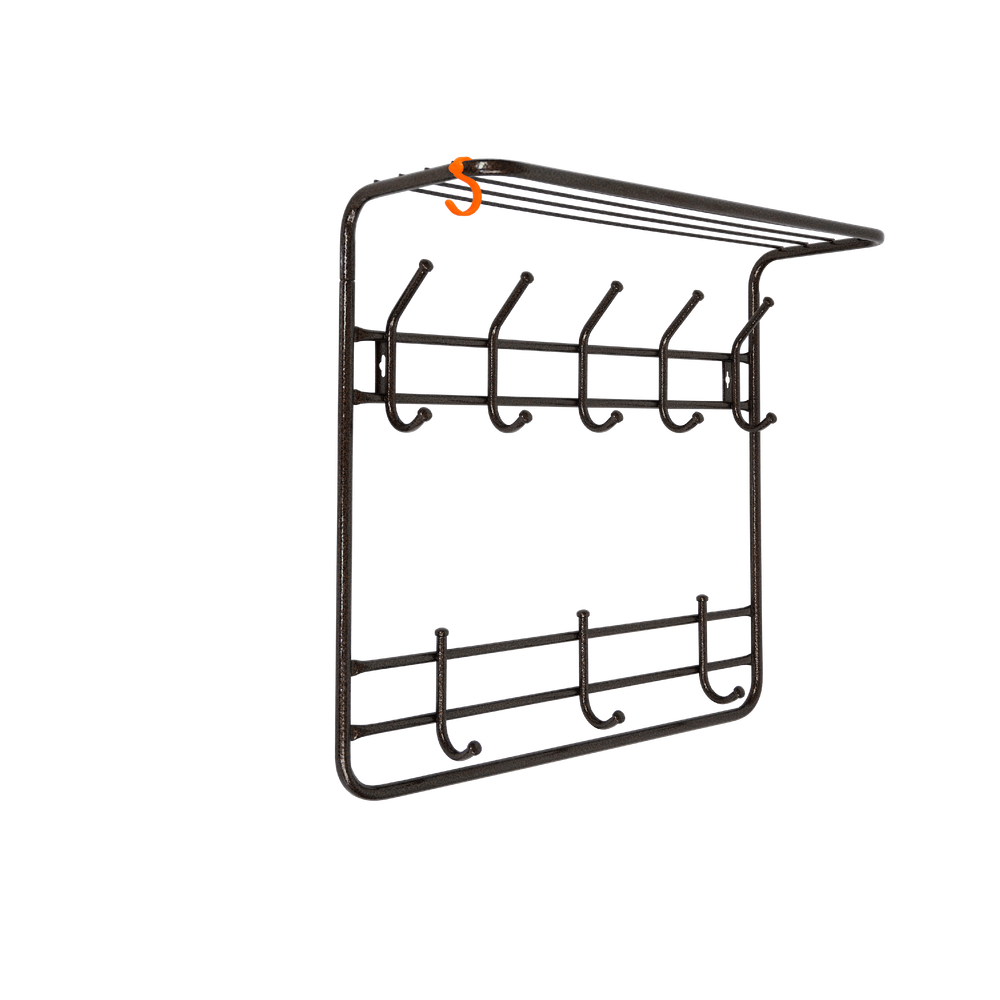 Вешалка 2-х ярусная 60 см арт.ВСП 8 М (медный антик)