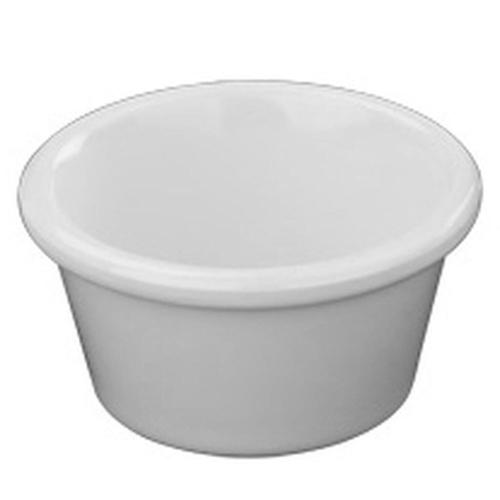 Соусник 70 мл d 7 см h3,7 см круглый пластик белый P.L. Proff Cuisine