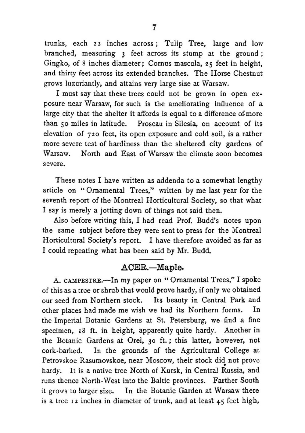 Hasty Notes On Trees and Shrubs of Northern Europe and Asia | Gibb Charles