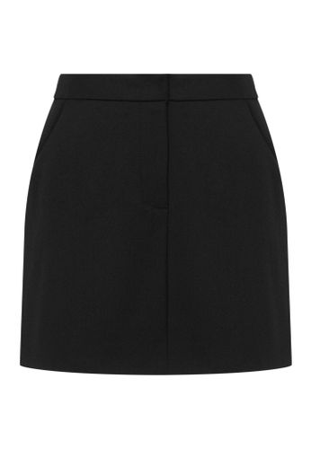 Юбка трапеция в черном цвете