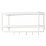 Стеллаж с крючками - IKEA MACKAPÄR/MACKAPAR, 78х32х37 см, белый, МАККАПЭР ИКЕА