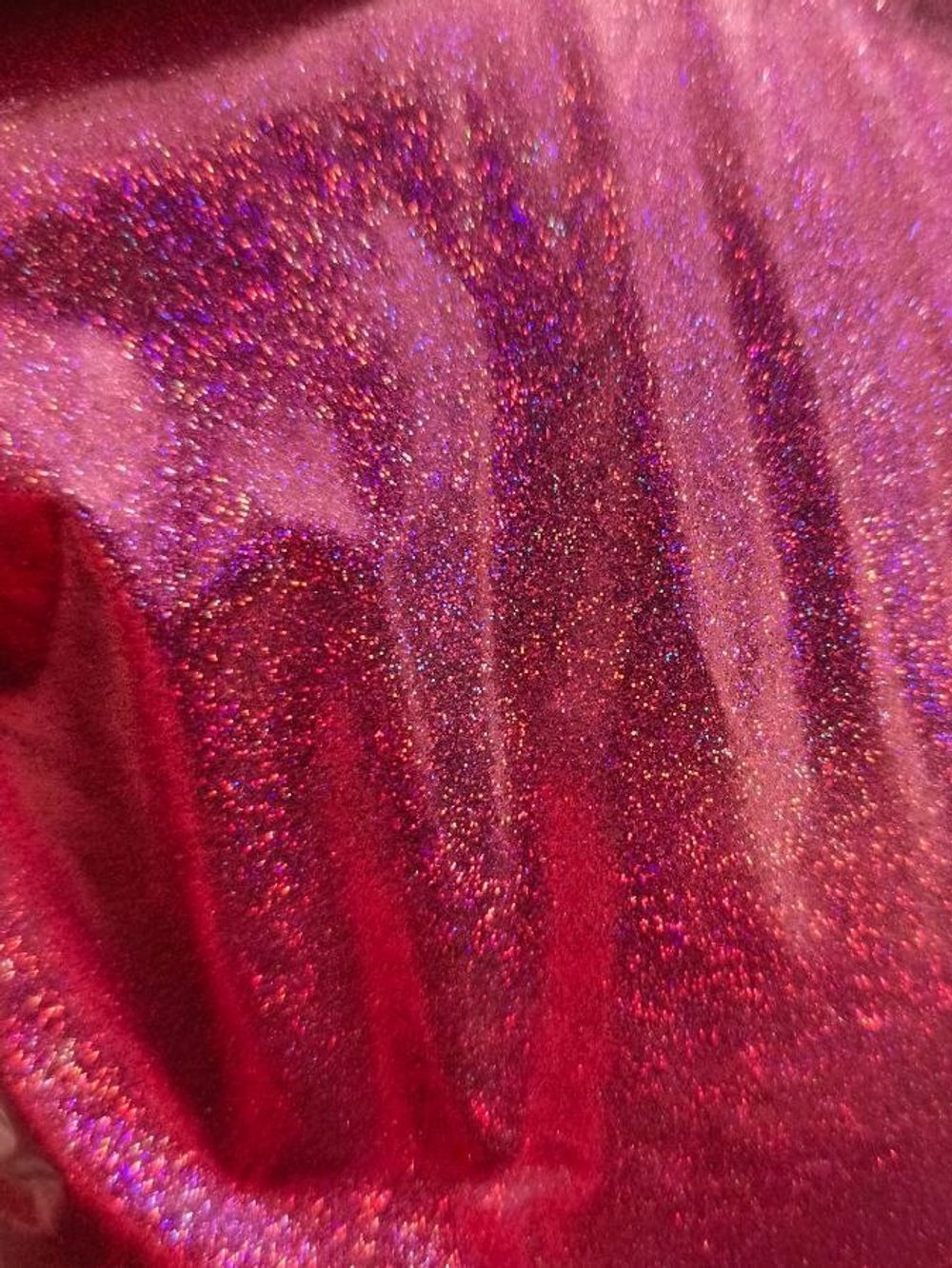 Блёстки Глиттеры 806-02мм - Красно-вишнёвый голографик - универсальные