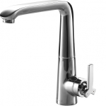 СМЕСИТЕЛЬ ДЛЯ КУХНИ С ВЫСОКИМ ПОВОРОТНЫМ ИЗЛИВОМ BRAVAT WATERFALL F773107C