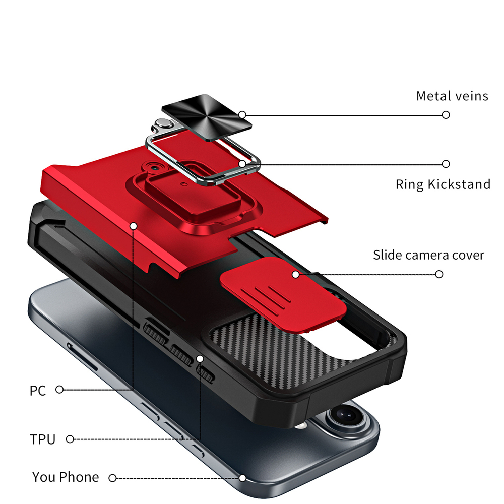 Противоударный чехол Сard Reader Case для iPhone 16