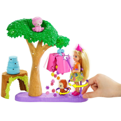 Barbie Chelsea The Lost Birthday - Набор День Рождения с сюрпризом Кукла Челси + Аксессуары GTM84