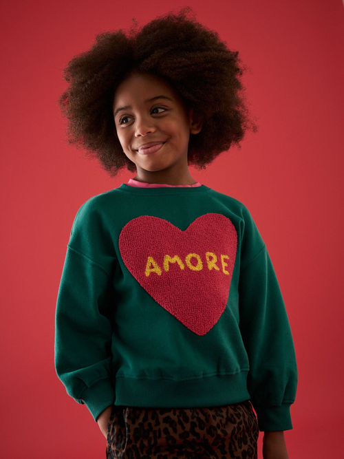 Толстовка и брюки в комплекте для девочки Next E61-419, Зеленый, Коричневый