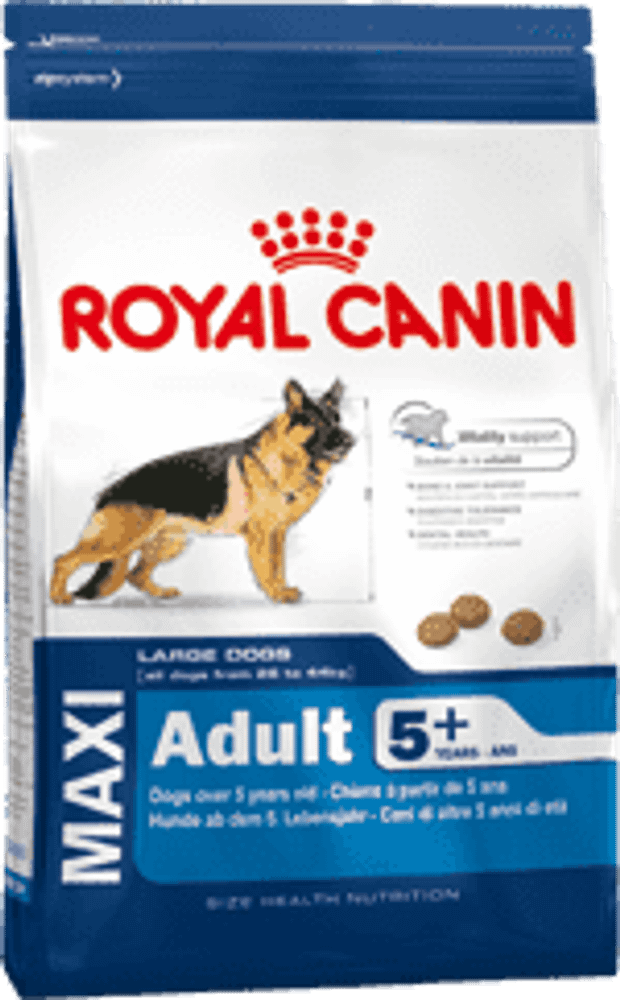 Royal Canin 15кг Макси эдалт 5+ корм для крупных собак старше 5 лет