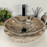 Раковина из оникса Erozy Grey EO-64488 51*41*15 0156
