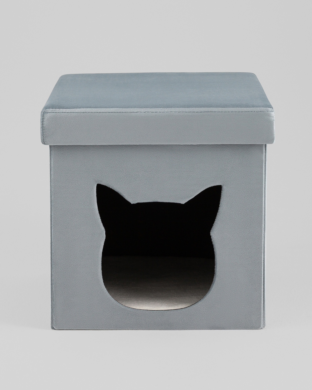 Пуф складной с ящиком Store Pet бирюзовый