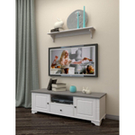 Полка настенная «Бейли» белый воск