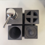 Набор из андезита 7 предм Bhatroom Set Grey NM-65309 (17см*17см) квадрат 0898