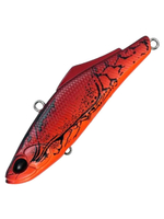 Воблер DUO Bay Ruf Tide Vib 80, CEA0737 Lime Head Clear Gigo, 80 мм, 25 г, тонущий, виб