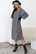Платье Шарм (графит/синий) Р11-1251 Nikol