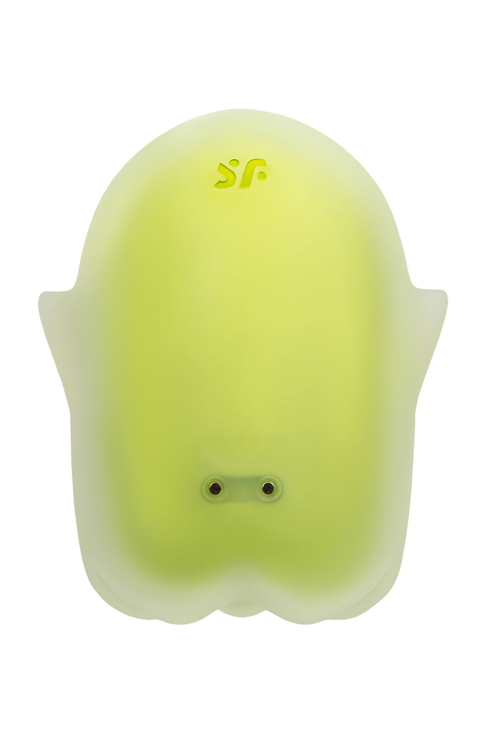 Желтый люминесцентный вакуум-волновой стимулятор клитора Glowing Ghost (Цвет: желтый)