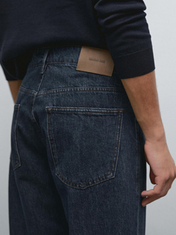 Massimo Dutti Джинсы Slim Fit, глубокий синий