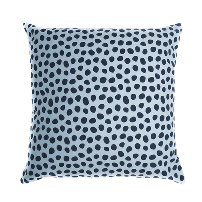 Чехол для подушки из хлопка с принтом funky dots, серо-голубой cuts&pieces, 45х45 см