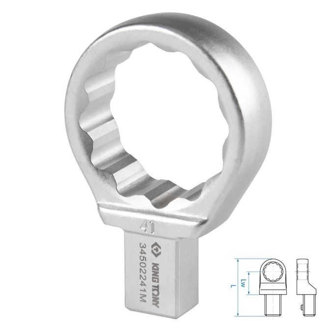 KING TONY (34502241M) Насадка накидная серии "FIT", 41 мм, 14х18 мм