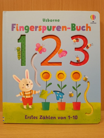 Fingerspuren-Buch: 1, 2, 3: Erstes Zählen von 1-10