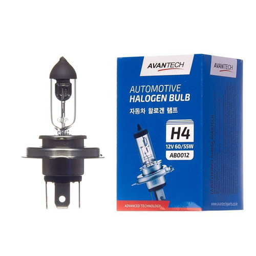 Лампа головного света Avantech H4 (HB2) 12V 60/55W AB0012