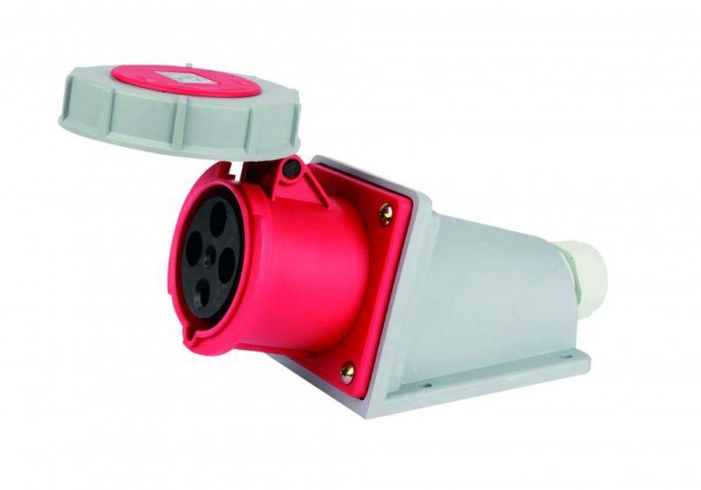 Розетка стационарная 3Р+РЕ 125А 380В IP67 РС-103 DEKraft 26203DEK Розетка стационарная 3Р+РЕ 125А 380В IP67 РС-103 DEKraft 26203DEK