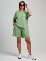 Блузка Летний драйв-2 Виотекс ЗЕЛЁНЫЙ