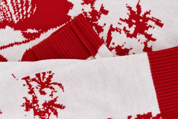 Свитер Candy Flip Двухсторонний красный/белый - фото 5