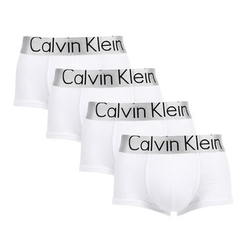 Мужские трусы боксеры белые набор 4 в1 Calvin Klein CK52465