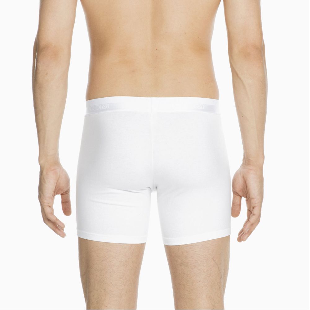 Мужские трусы боксеры удлиненные белые HOM HO1 Long Boxer Briefs HO1 359519_400003