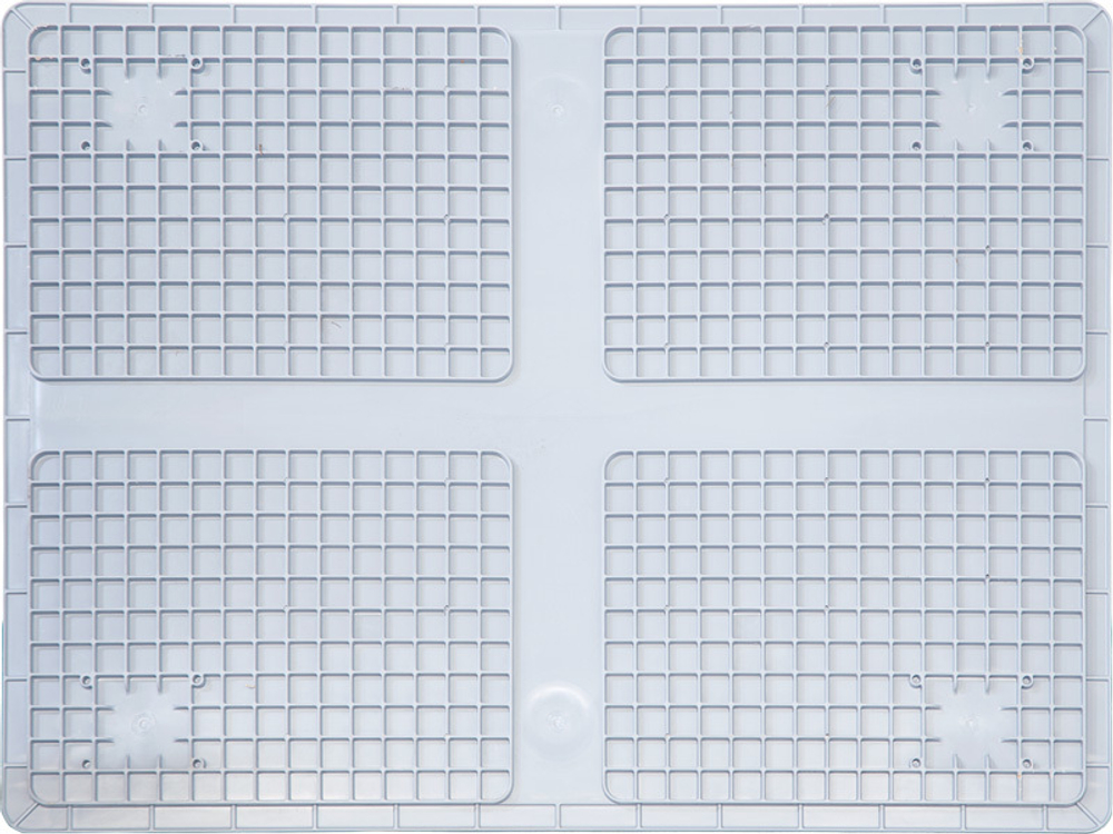 Ящик сплошной 800×600×440 мм, объем 211.2 л., арт.: SPK 8644, серый, код: 24295