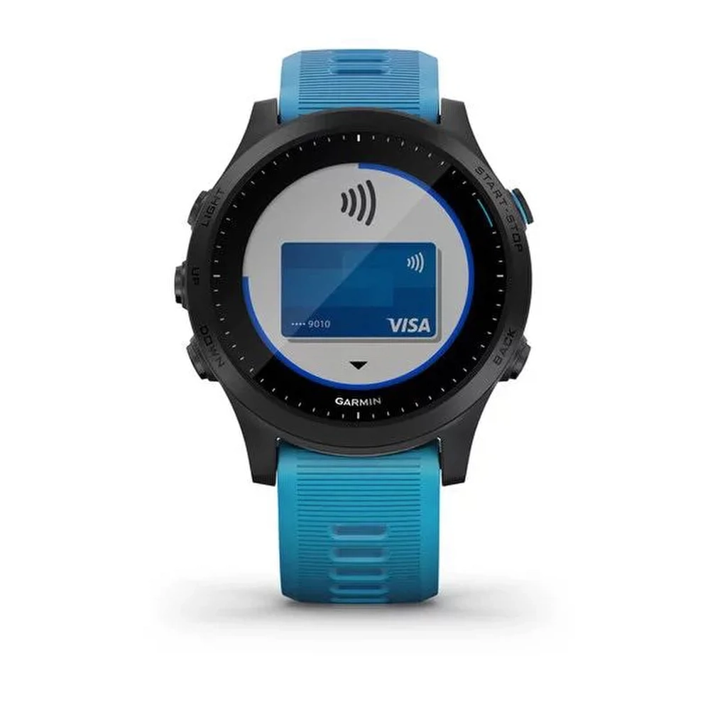 Смарт-часы Garmin Forerunner 945, синий, комплект HRM, 010-02063-11