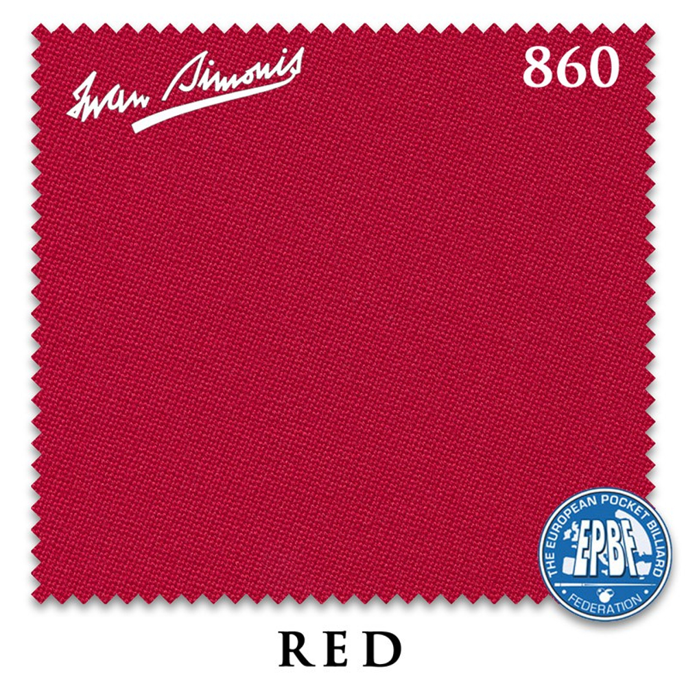 Сукно "Iwan Simonis 860" 198см Red