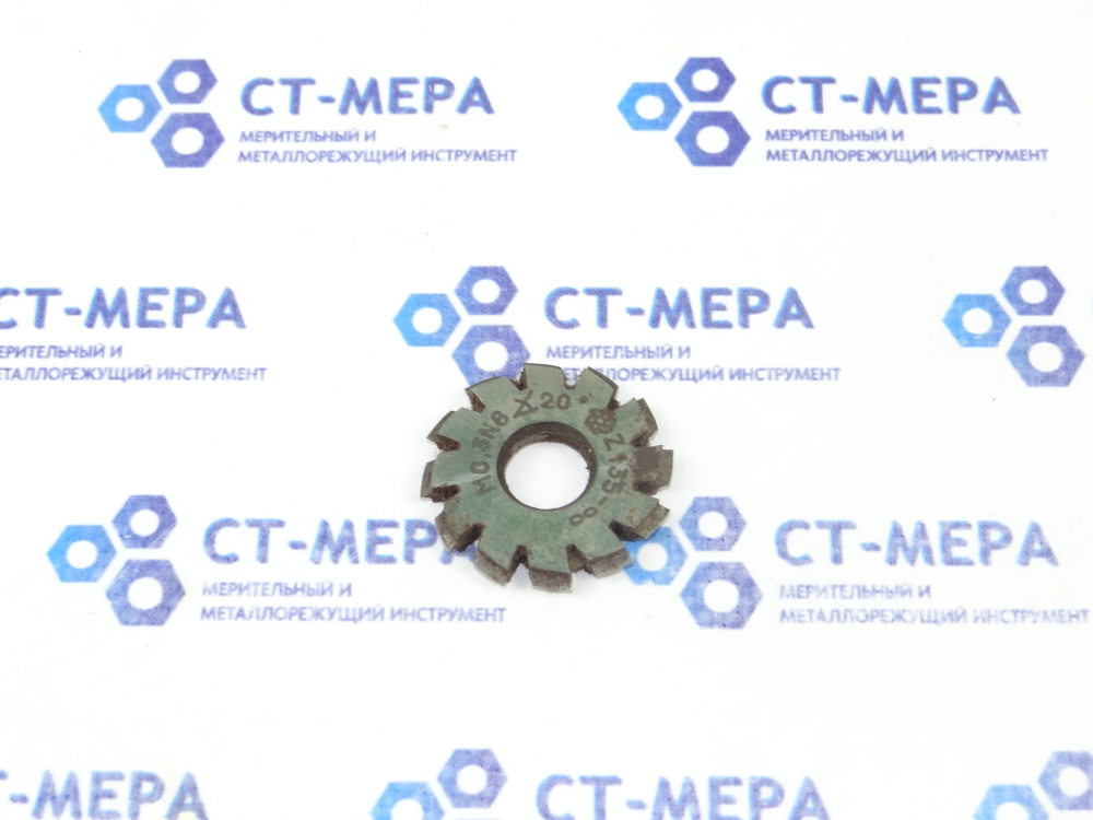 Фреза модульная М0.3 №8 z=12 dпос=10 D=30