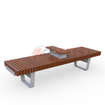 Лавка Rail Road 02 с подлокотником