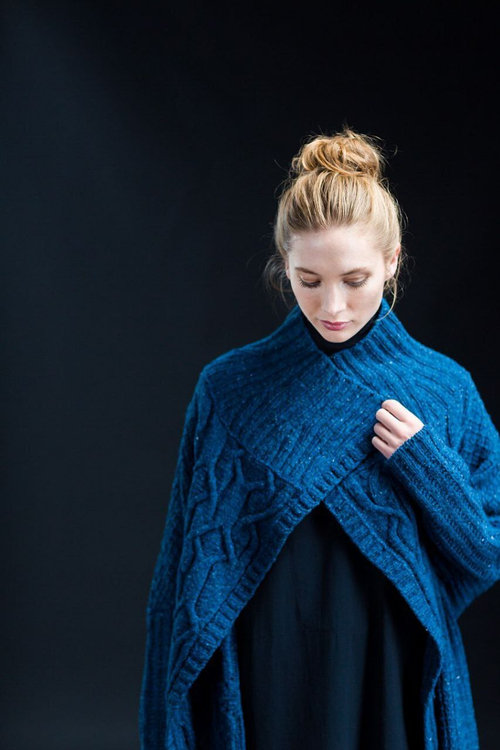 Описание по вязанию пальто спицами "Veronik"