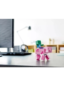 Конструктор Майнкрафт Свинья и Зомби- ребёнок 159 деталей