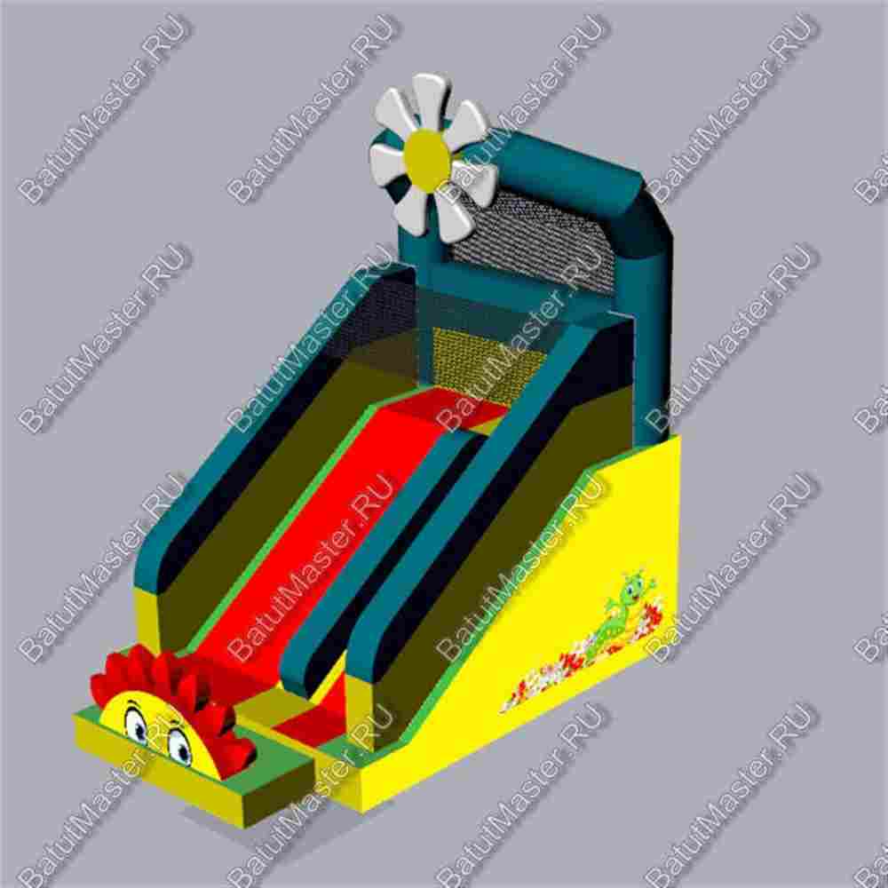 Уличный надувной батут "Цветочек"