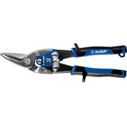 ЗУБР 250 мм, левые ножницы по металлу, Профессионал (23130-L)