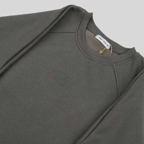 Толстовка "MULTICOLOR" Реглан Начес Оловянный - фото 2