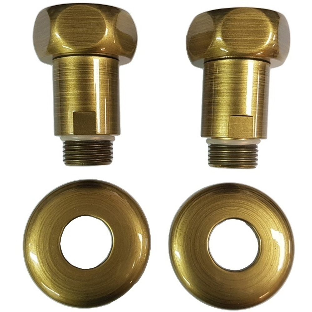 Американка для полотенцесушителя  прям 1" x 3/4"  г/ш  731SCH1005 бронза, пар
